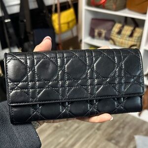 Dior wallet on strap